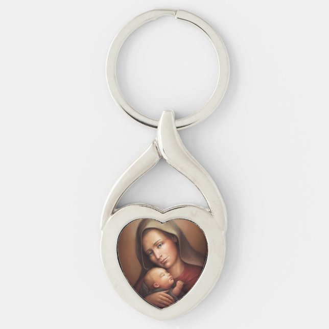 Divine Motherhood Key Ring (Front)