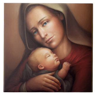 Divine Motherhood Tile