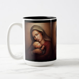 Divine Motherhood Two-Tone Coffee Mug