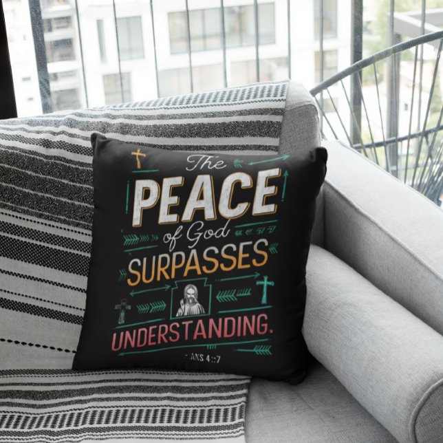 Divine Peace Graphic Tee Cushion (Creator Uploaded)