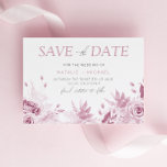 Divine Pink Rose Wedding Save The Date<br><div class="desc">Divine Pink Rose Wedding Save the Date

See matching collection in Niche and Nest Store</div>