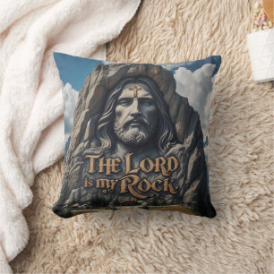 Divine Presence Among the Mountains Cushion