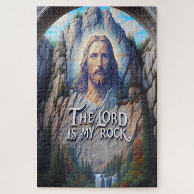 Divine Presence Among the Mountains Jigsaw Puzzle (Vertical)