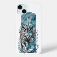 Divine Presence: Spiritual Lynx with Glowing Eyes