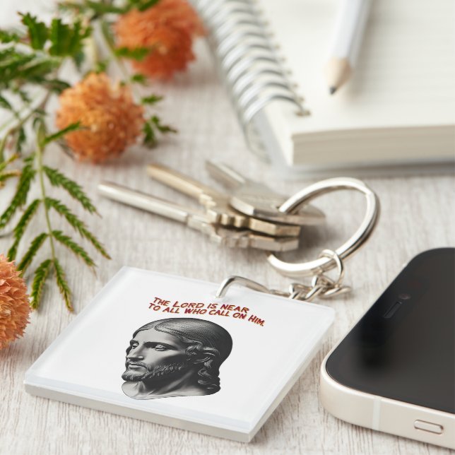 Divine Presence: The Lord Is Near Key Ring (Front Right)