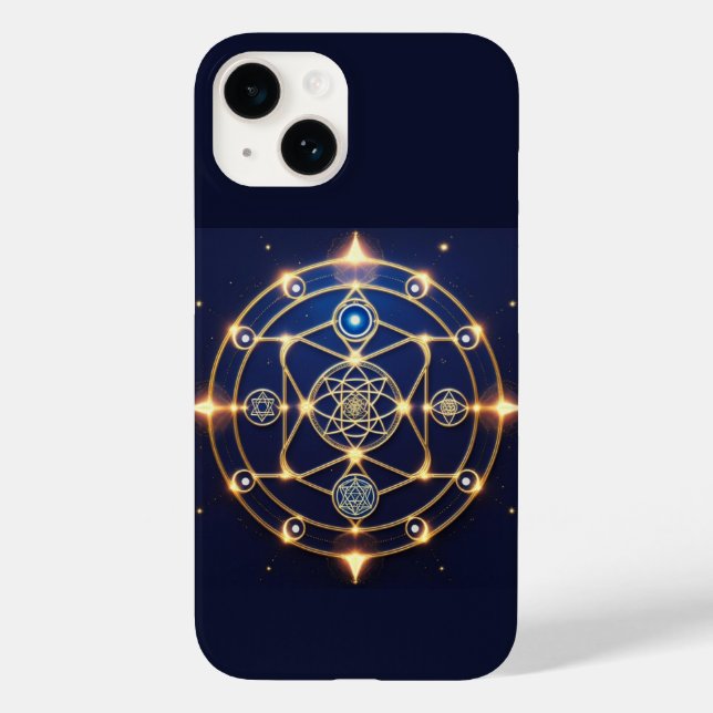 Divine Radiance – 5: Illuminated Universal Energy Case-Mate iPhone Case (Back)