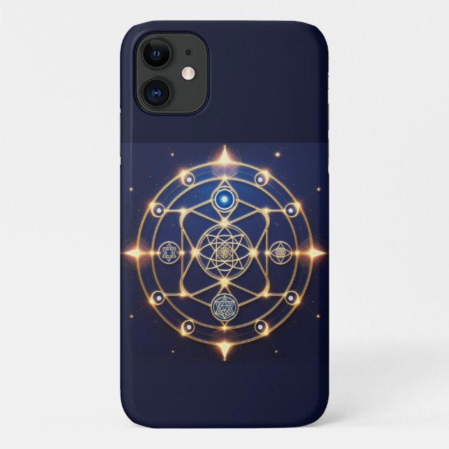 Divine Radiance – 5: Illuminated Universal Energy Case-Mate iPhone Case (Back)