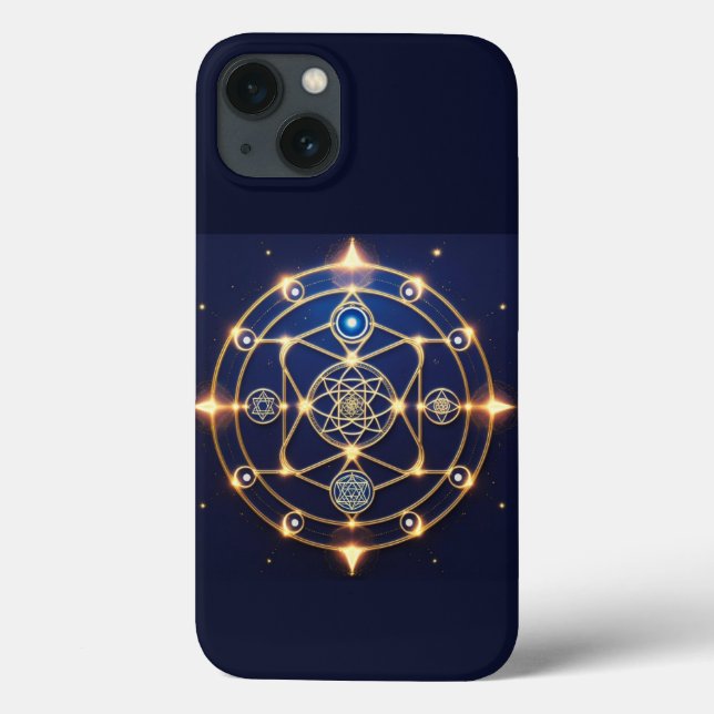 Divine Radiance – 5: Illuminated Universal Energy Case-Mate iPhone Case (Back)