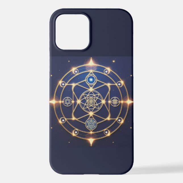 Divine Radiance – 5: Illuminated Universal Energy iPhone Case (Back)