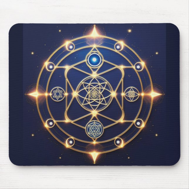 Divine Radiance – 5: Illuminated Universal Energy Mouse Pad (Front)