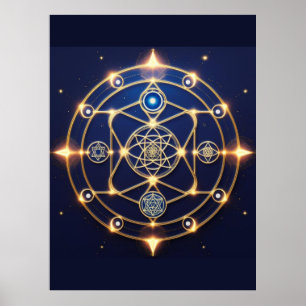 Divine Radiance – 5: Illuminated Universal Energy Poster