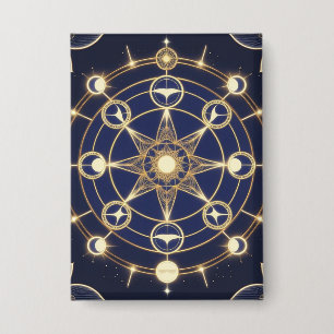 Divine Radiance – Golden Mandala of Awakening