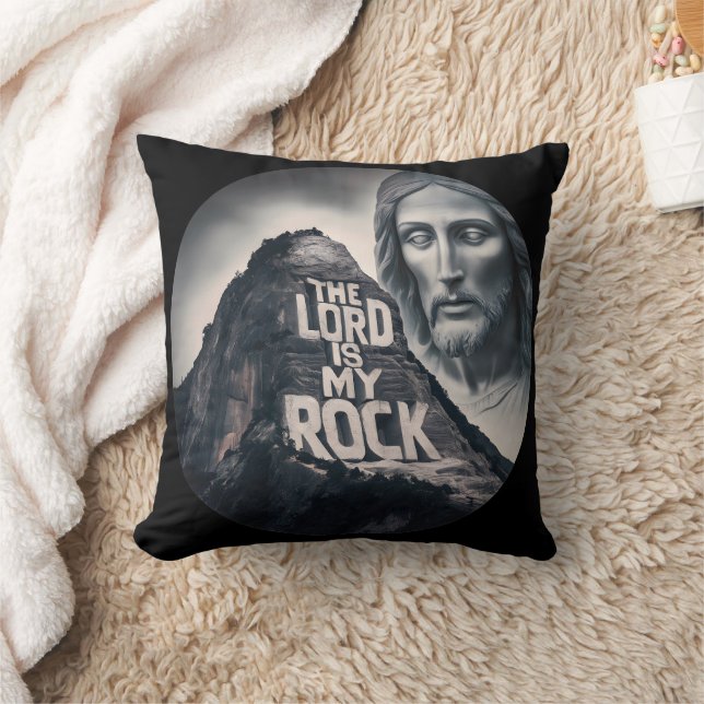 Divine Rock Strength: The Lord Is My Rock Cushion (Blanket)