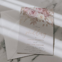 Divine Rose Gold Blush Floral New Season Wedding