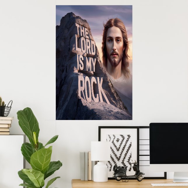 Divine Saviour: The Lord Is My Rock Poster (Home Office)