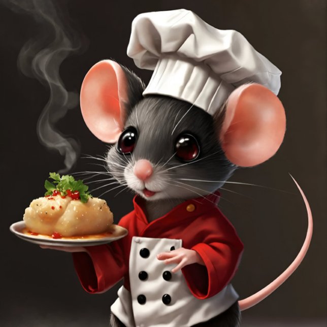 Divine Sculpture: Unisex T-Shirt (Chef Mouse Delights: Whisking Up Culinary Magic T-Shirt)