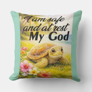 Divine Serenity Turtle Cushion