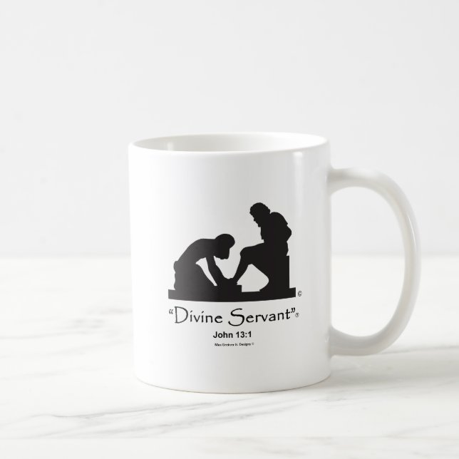"Divine Servant" Coffee Mug w/Black logo (Right)