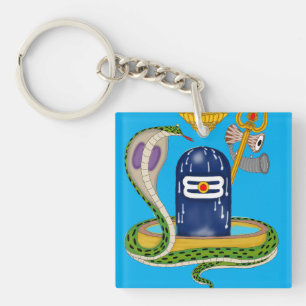 Divine Shivlingam Keychain – Sacred Mahadev Symbol