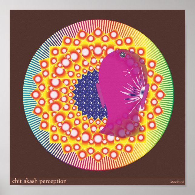 divine sky perception poster (Front)