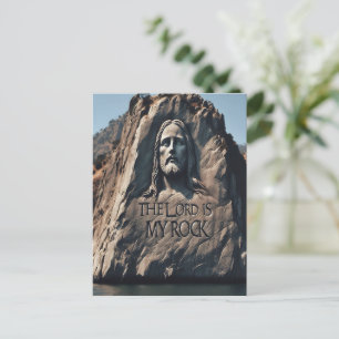 Divine Statue: The Lord Is My Rock Postcard