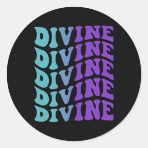 Divine Suicide Prevention Mental Health Awareness Classic Round Sticker