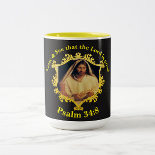 Divine Supper: Breaking Bread With Jesus Two-Tone Coffee Mug