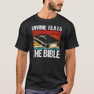 Divine Texts The Bible Backprint Bible T-Shirt