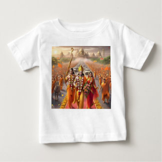 Divine Threads: Embrace the Power of Lord Ram Baby T-Shirt