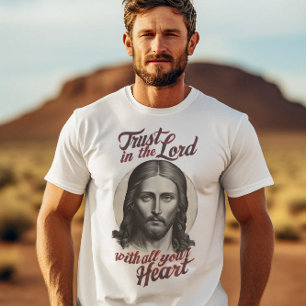 Divine Trust: Jesus Message T-Shirt