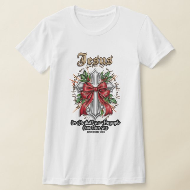 Divine Urban Edge: 3D Graffiti Platinum Cross Prem T-Shirt (Laydown)