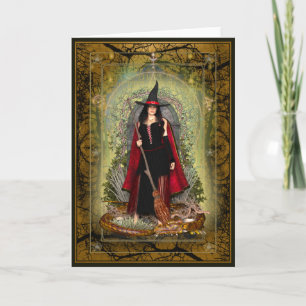 Divine Witch & Golden Dragon Card