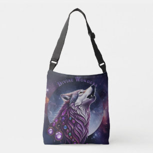 Divine Wonders Wolf Crossbody Bag