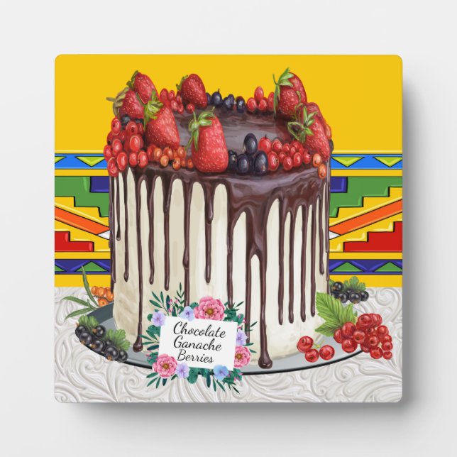 Divinely Decadent Cake Plaque (Front)