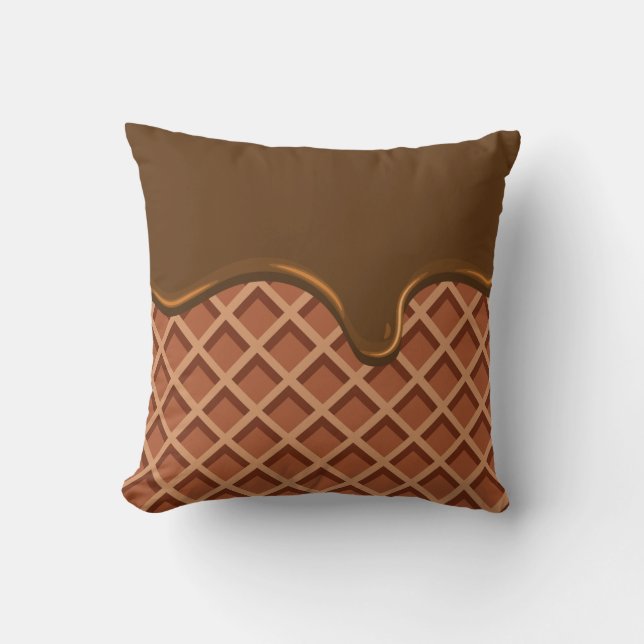 Divinely Decadent Ice Cream Cushion (Front)