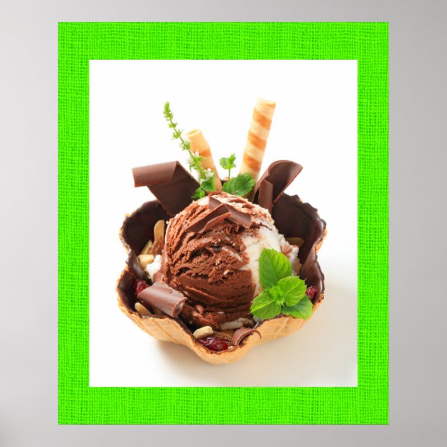 Divinely Decadent Ice Cream Poster (Front)