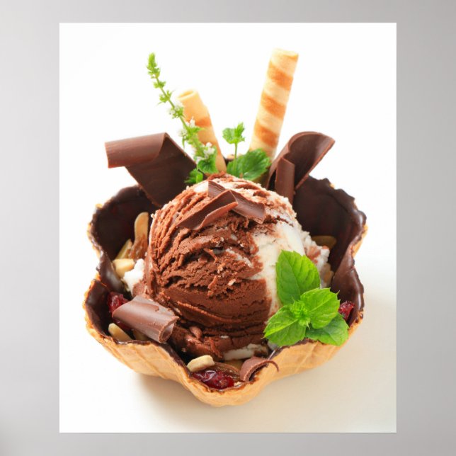 Divinely Decadent Ice Cream Poster (Front)