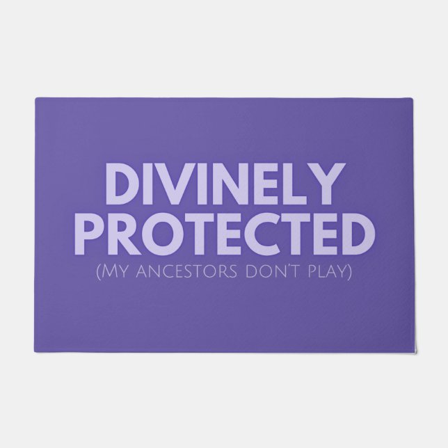 Divinely Protected Door Mat (Front)