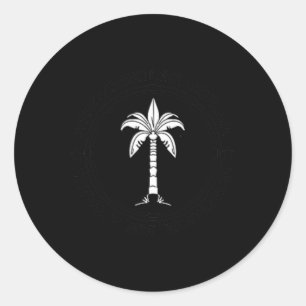 Diving At Great Barrier Reef, Australia Classic Round Sticker