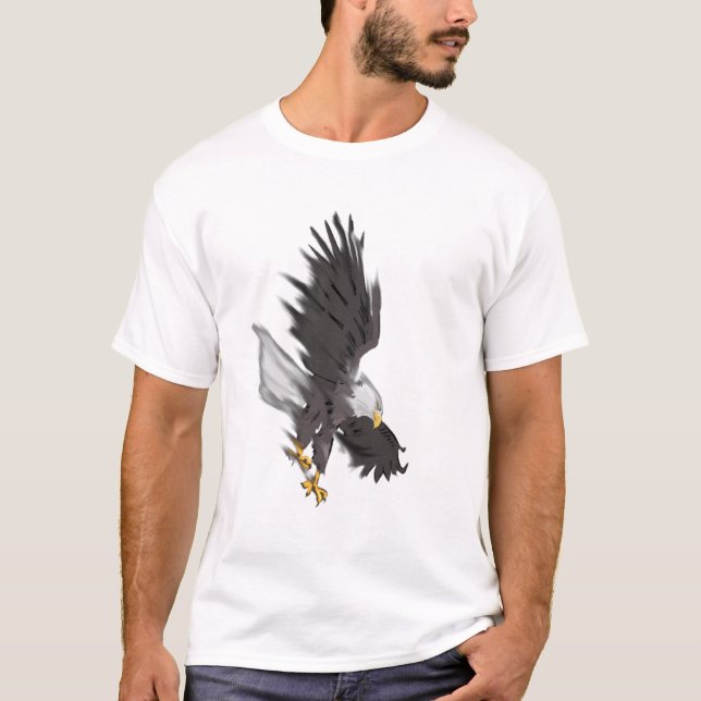 Diving Bald Eagle T-Shirt (Front)
