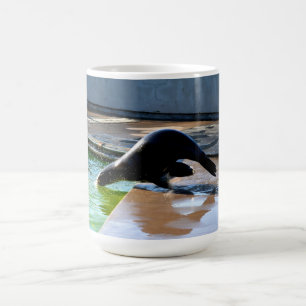 Diving Californian sea lion Coffee Mug
