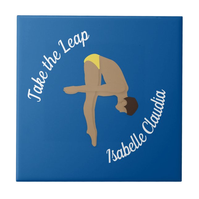 Diving Ceramic Tile (Front)