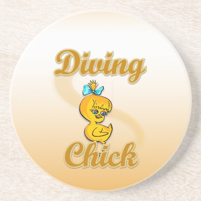 Diving Chick Coaster (Front)
