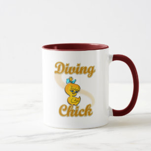 Diving Chick Mug