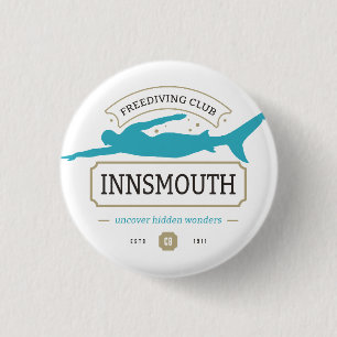 Diving Club Innsmouth Lovecraftian 3 Cm Round Badge