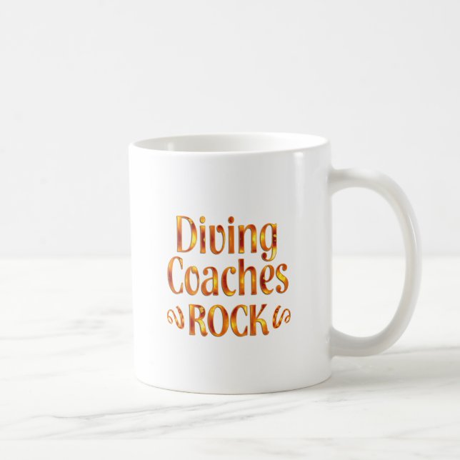 Diving Coaches Rock Coffee Mug (Right)
