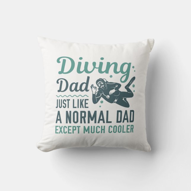 Diving Dad Cushion (Front)