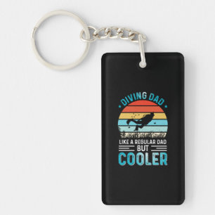 Diving Dad Key Ring