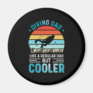 Diving Dad Magnet