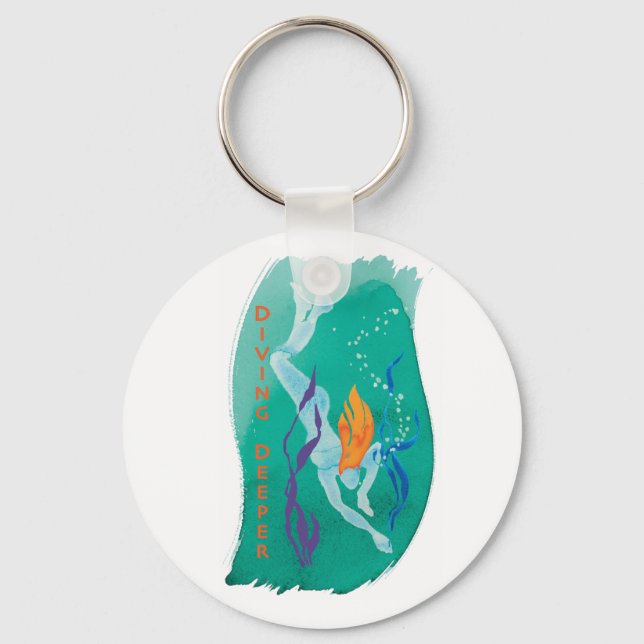 Diving Deeper Key Chain (Front)